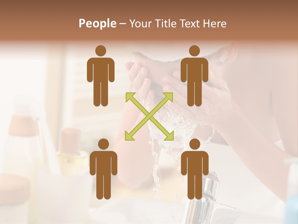 Portrait Sink Wellness PowerPoint Template