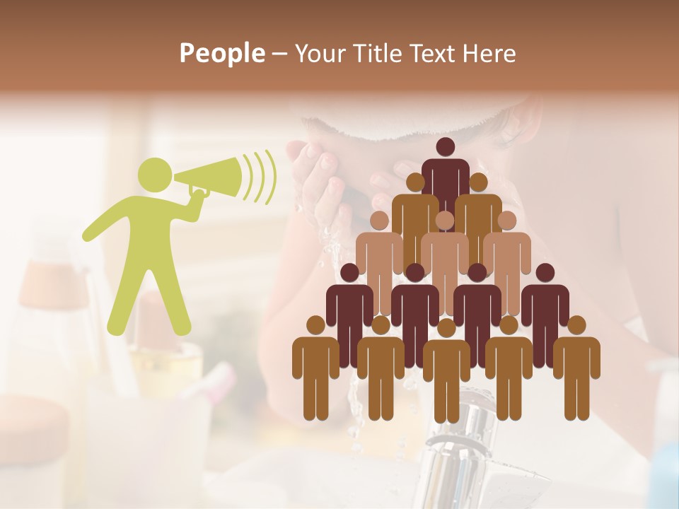 Portrait Sink Wellness PowerPoint Template