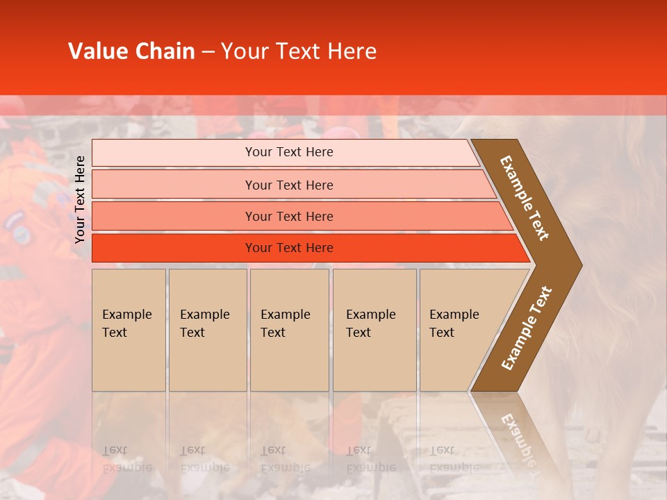 Ruined Police Fire Department PowerPoint Template