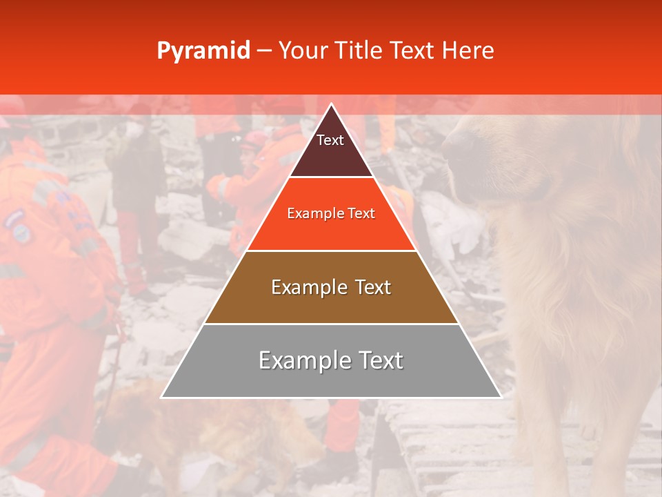 Ruined Police Fire Department PowerPoint Template