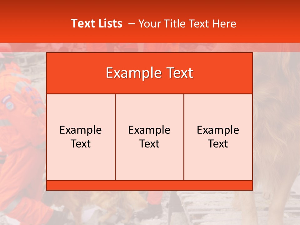 Ruined Police Fire Department PowerPoint Template