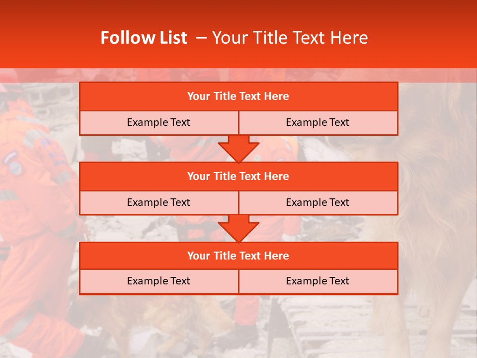 Ruined Police Fire Department PowerPoint Template
