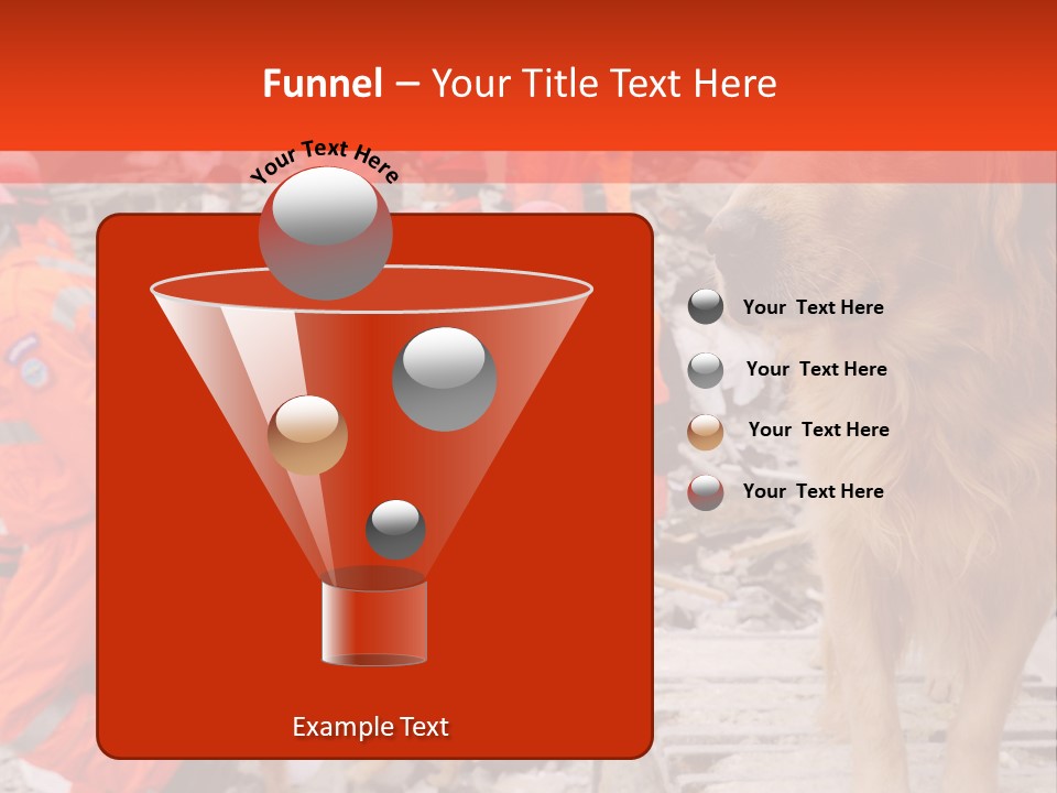 Ruined Police Fire Department PowerPoint Template