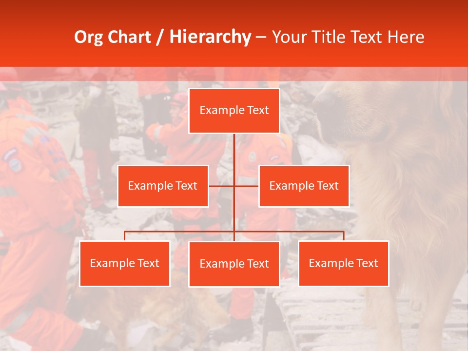 Ruined Police Fire Department PowerPoint Template