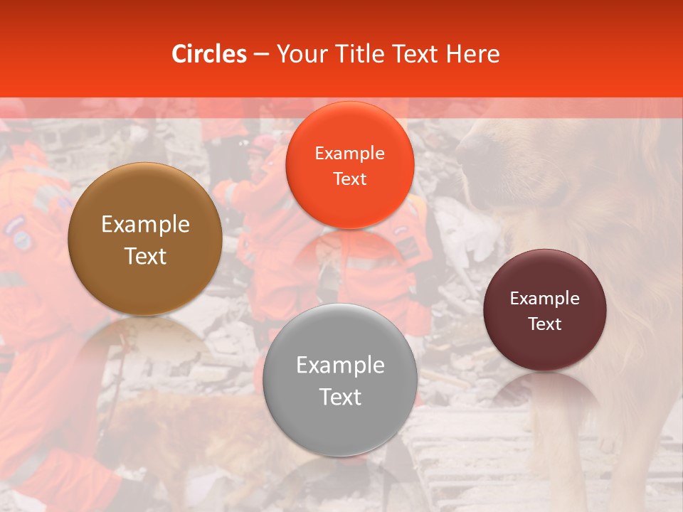 Ruined Police Fire Department PowerPoint Template