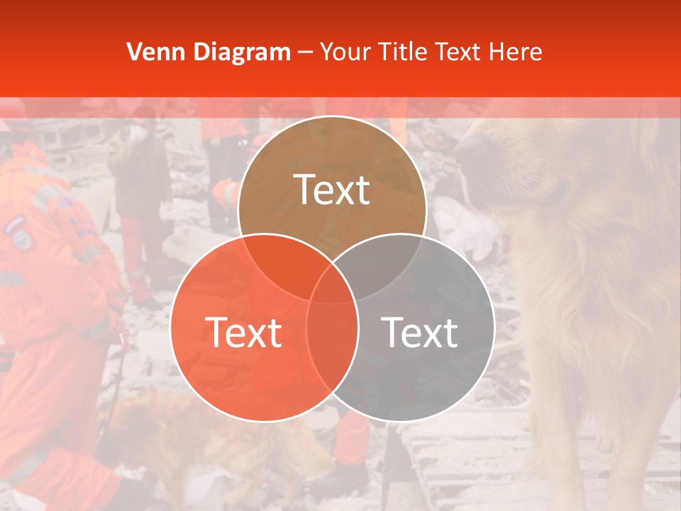 Ruined Police Fire Department PowerPoint Template