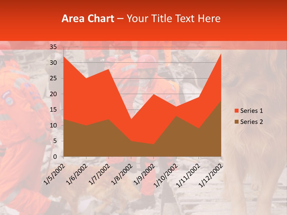Ruined Police Fire Department PowerPoint Template