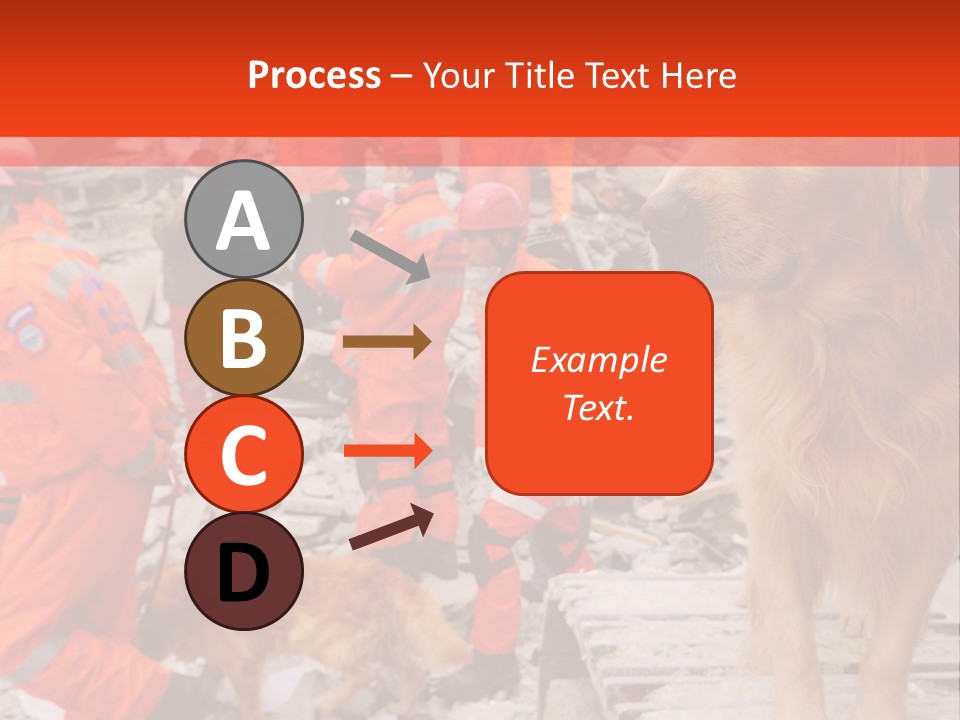 Ruined Police Fire Department PowerPoint Template