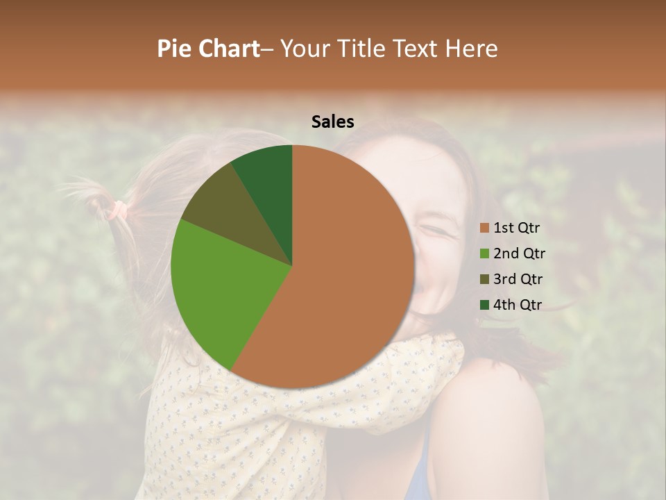 Laugh Grass Childhood PowerPoint Template