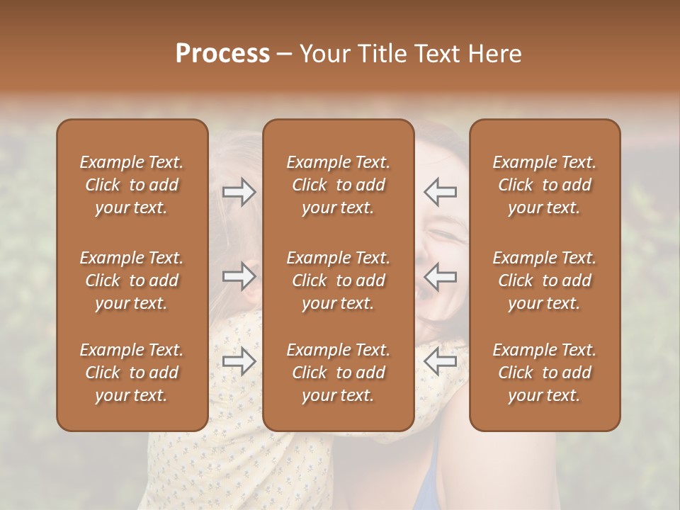 Laugh Grass Childhood PowerPoint Template