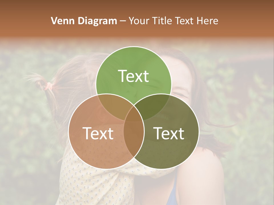 Laugh Grass Childhood PowerPoint Template