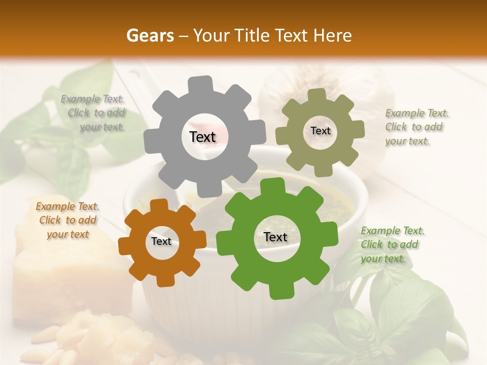 Dinner Grana Padano Lunch PowerPoint Template