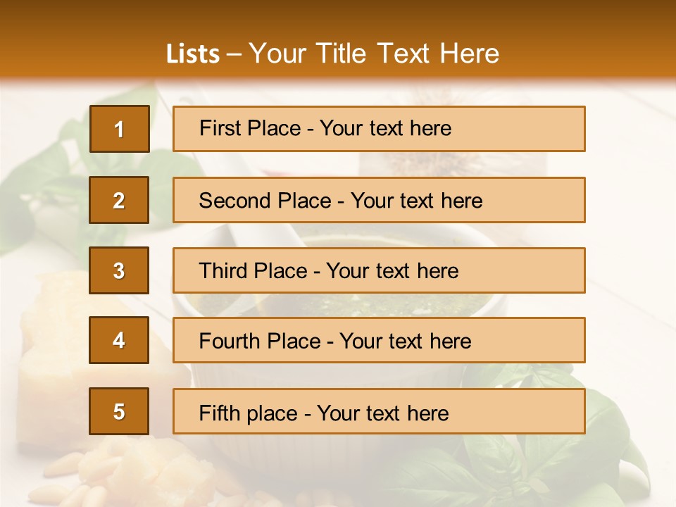Dinner Grana Padano Lunch PowerPoint Template