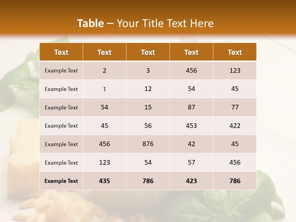 Dinner Grana Padano Lunch PowerPoint Template