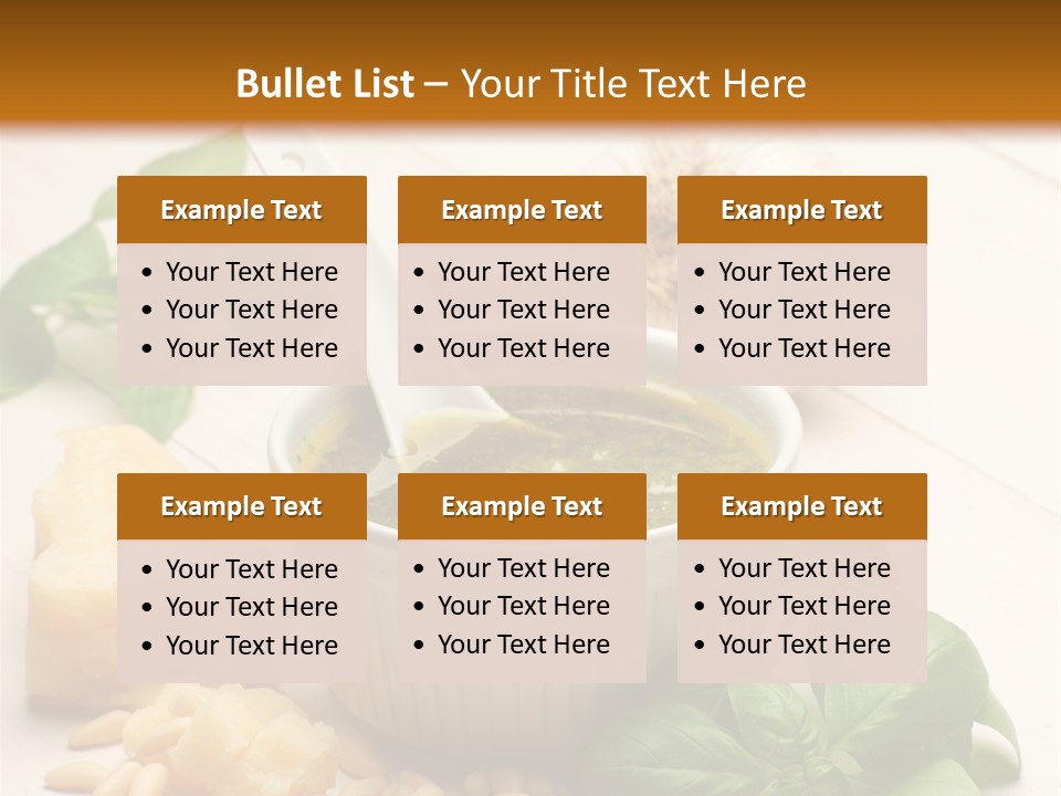 Dinner Grana Padano Lunch PowerPoint Template