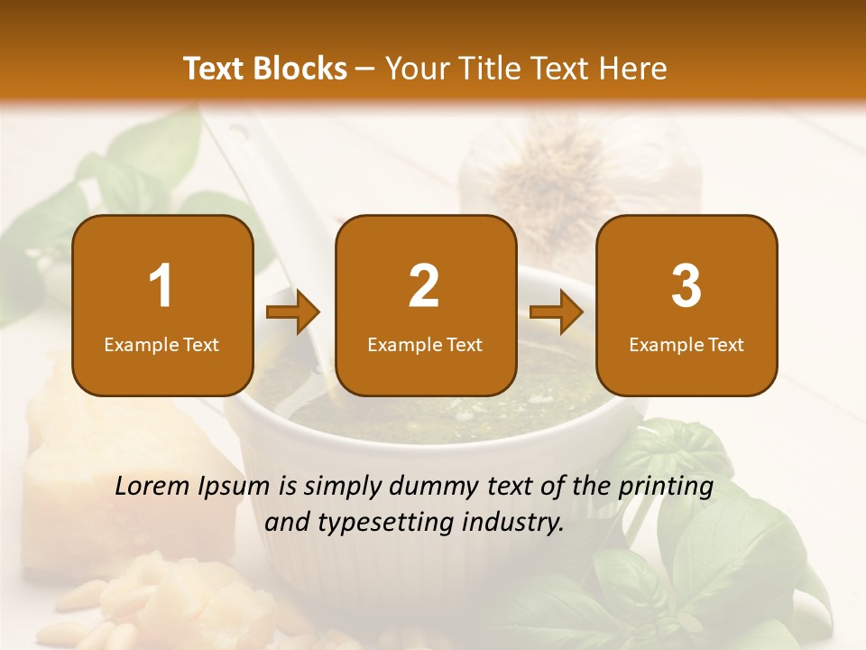 Dinner Grana Padano Lunch PowerPoint Template