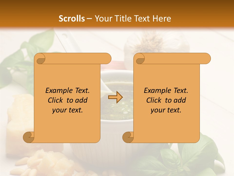 Dinner Grana Padano Lunch PowerPoint Template