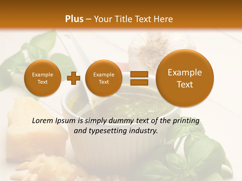 Dinner Grana Padano Lunch PowerPoint Template