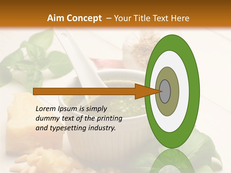 Dinner Grana Padano Lunch PowerPoint Template