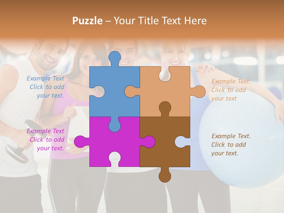 Lifestyle Women Sportswear PowerPoint Template