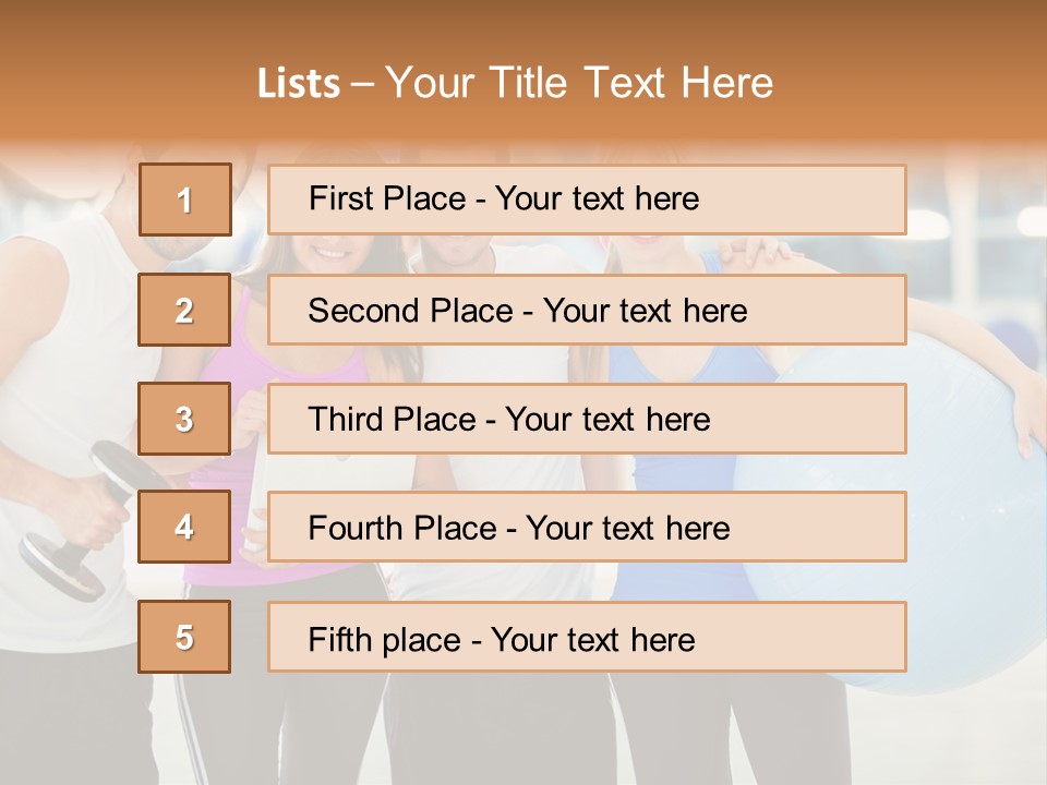 Lifestyle Women Sportswear PowerPoint Template