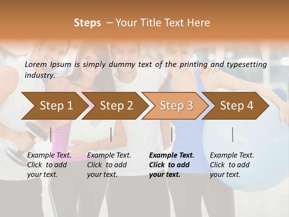 Lifestyle Women Sportswear PowerPoint Template