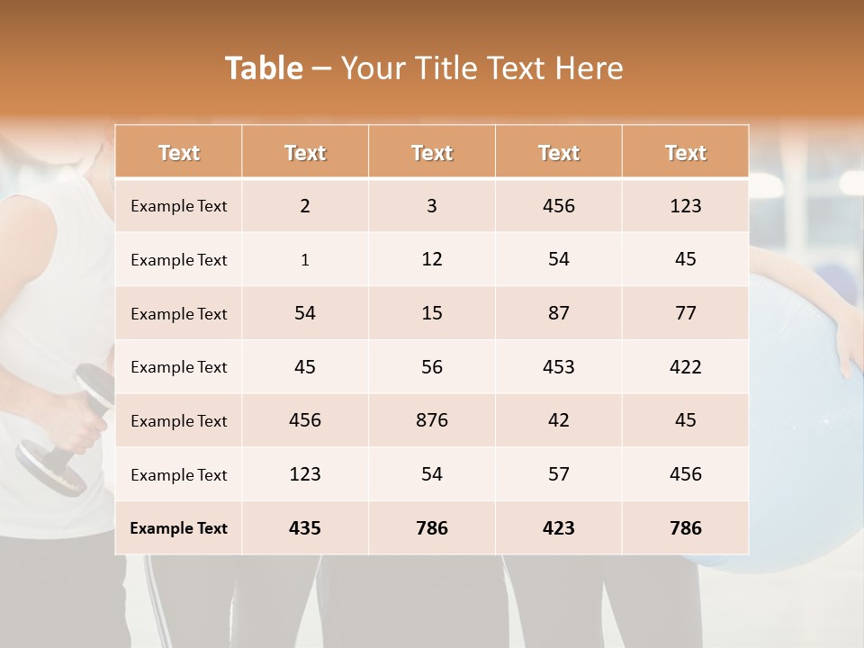 Lifestyle Women Sportswear PowerPoint Template