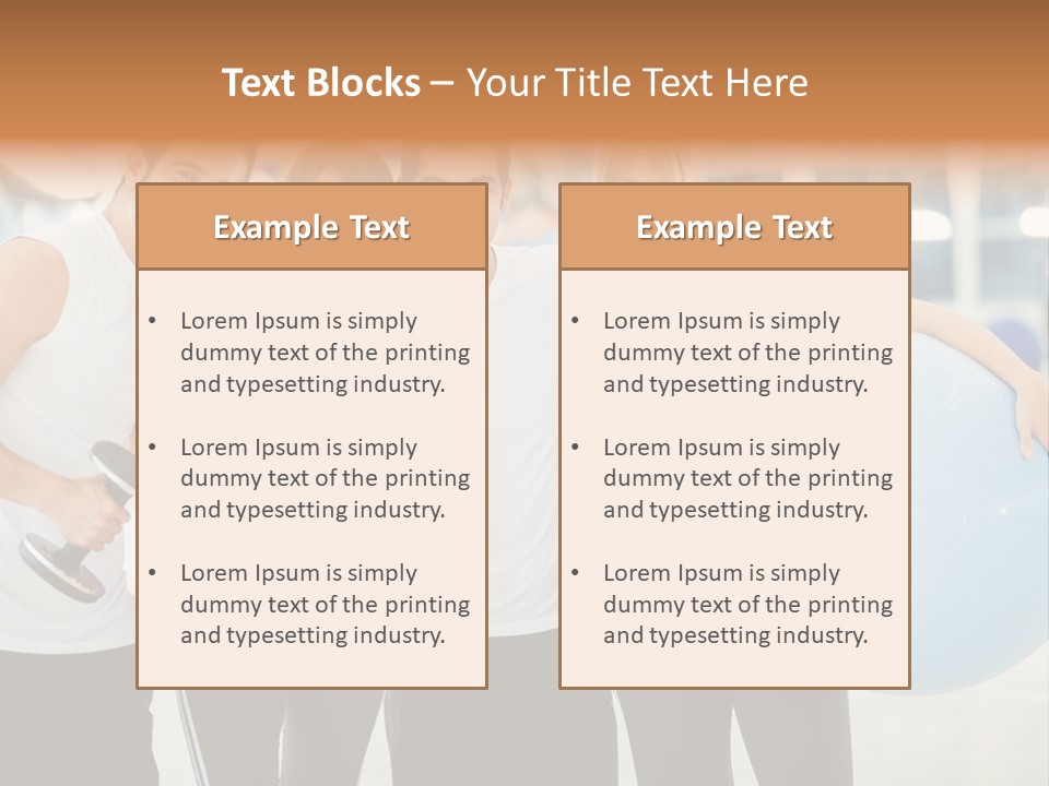 Lifestyle Women Sportswear PowerPoint Template