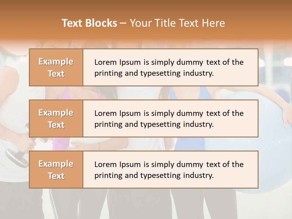 Lifestyle Women Sportswear PowerPoint Template