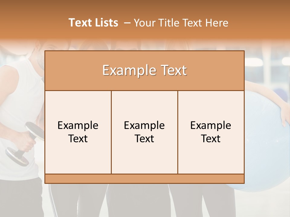 Lifestyle Women Sportswear PowerPoint Template