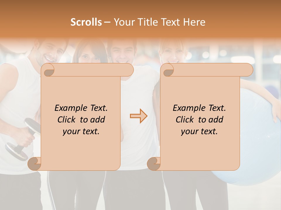 Lifestyle Women Sportswear PowerPoint Template