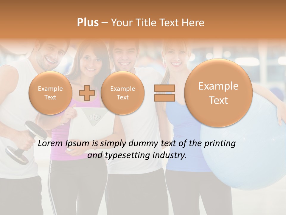 Lifestyle Women Sportswear PowerPoint Template