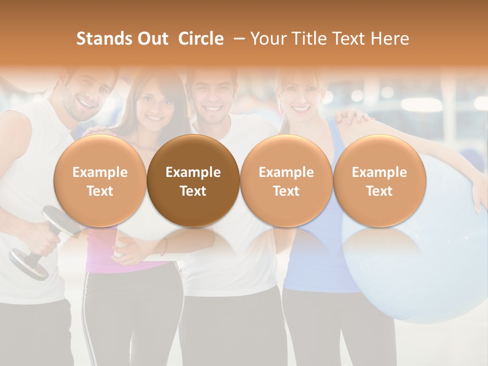 Lifestyle Women Sportswear PowerPoint Template