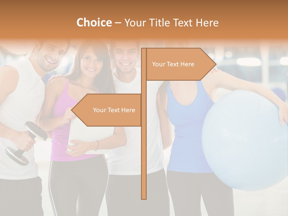 Lifestyle Women Sportswear PowerPoint Template