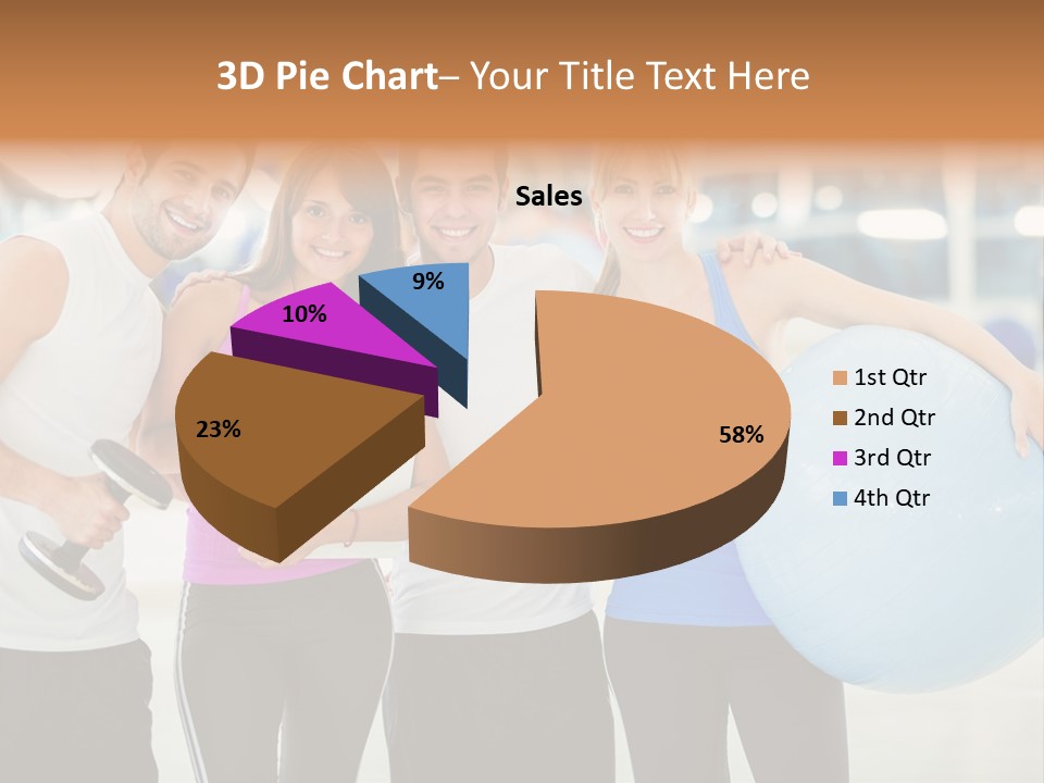 Lifestyle Women Sportswear PowerPoint Template