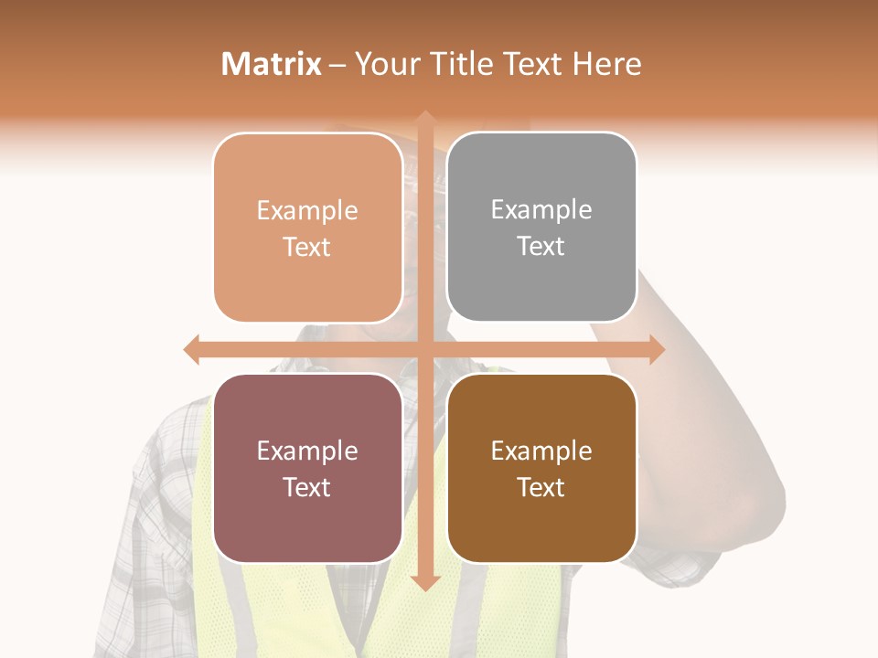 Blue Collar Occupation Goggles PowerPoint Template