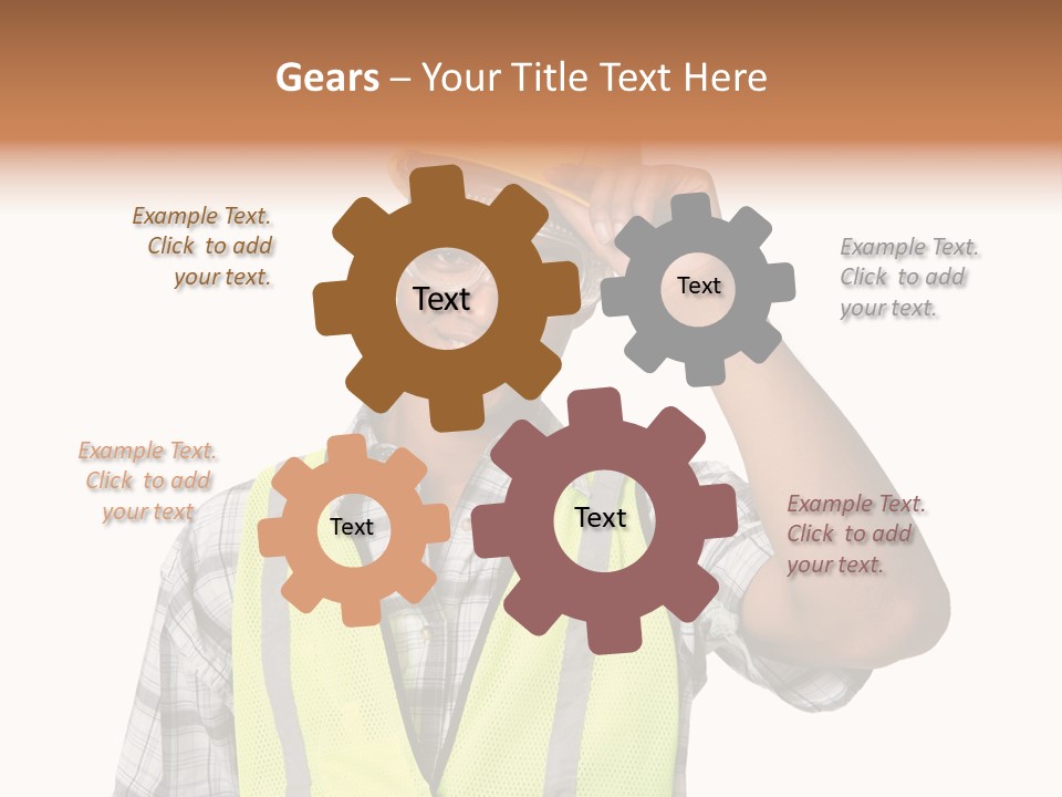 Blue Collar Occupation Goggles PowerPoint Template