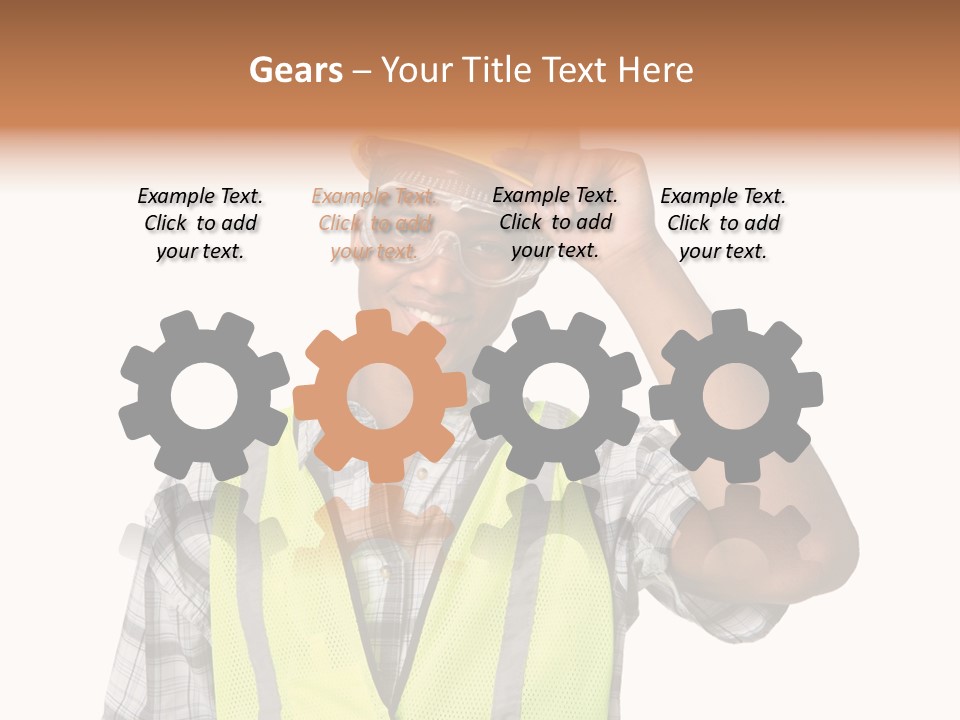 Blue Collar Occupation Goggles PowerPoint Template