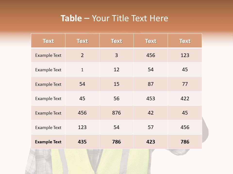 Blue Collar Occupation Goggles PowerPoint Template