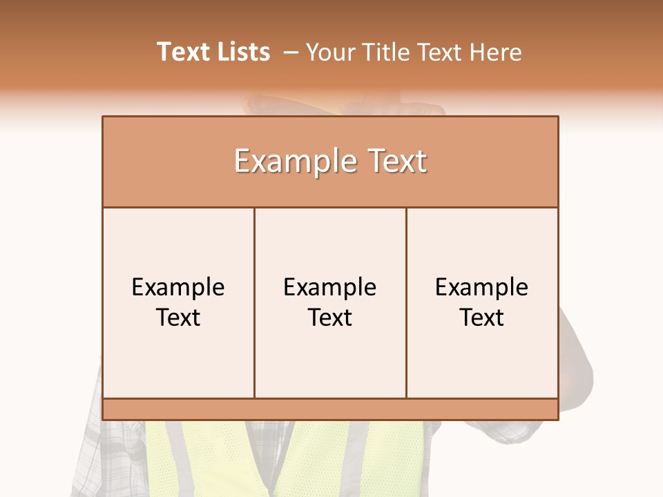 Blue Collar Occupation Goggles PowerPoint Template