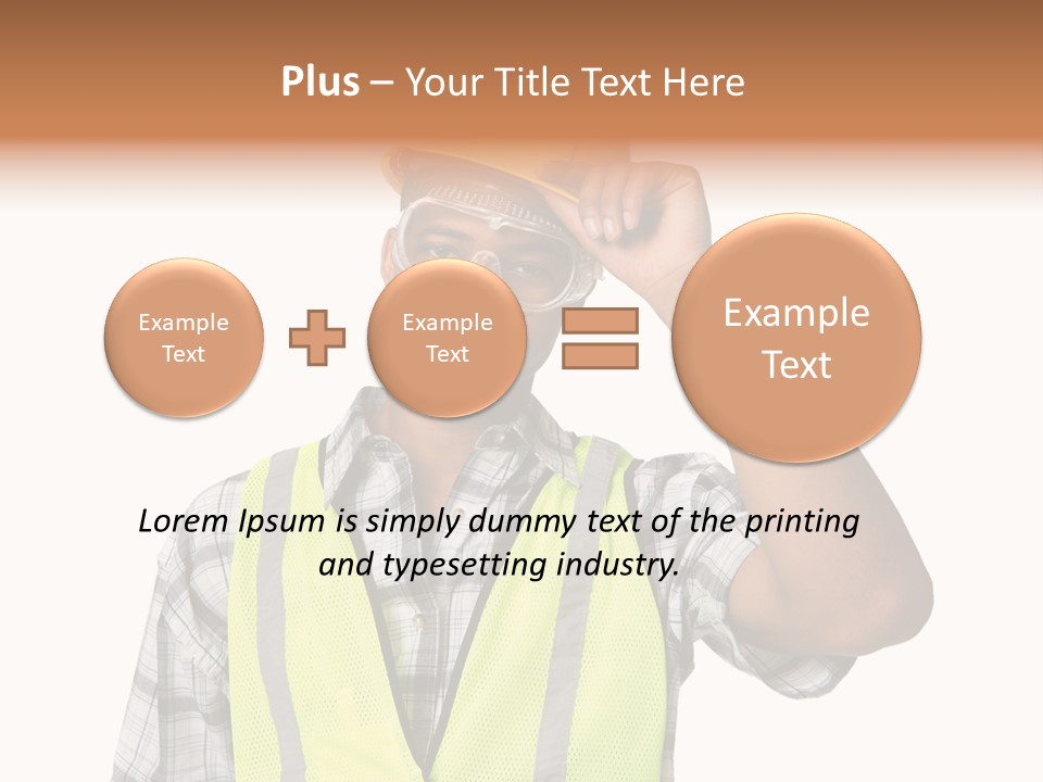 Blue Collar Occupation Goggles PowerPoint Template