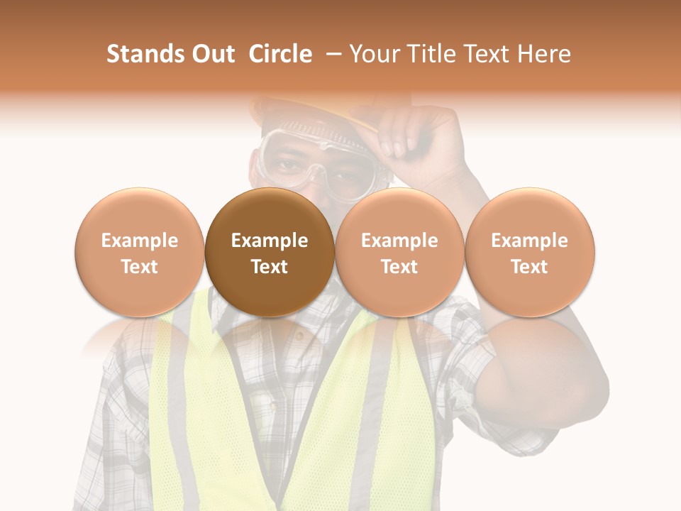 Blue Collar Occupation Goggles PowerPoint Template