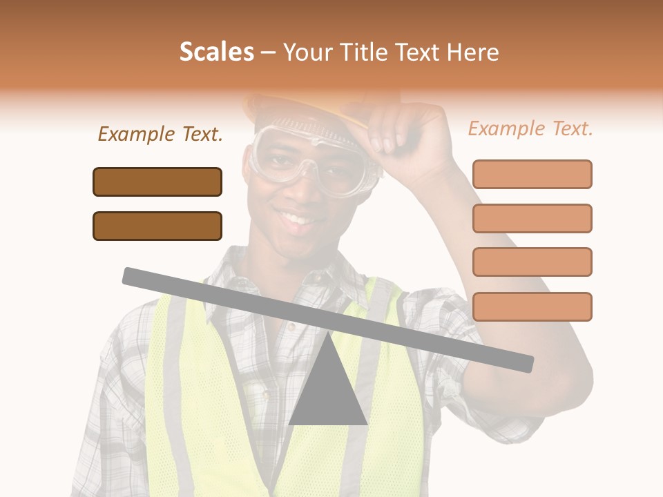 Blue Collar Occupation Goggles PowerPoint Template