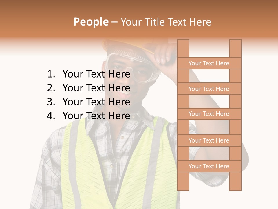 Blue Collar Occupation Goggles PowerPoint Template