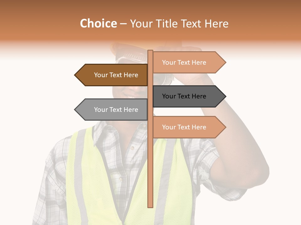Blue Collar Occupation Goggles PowerPoint Template