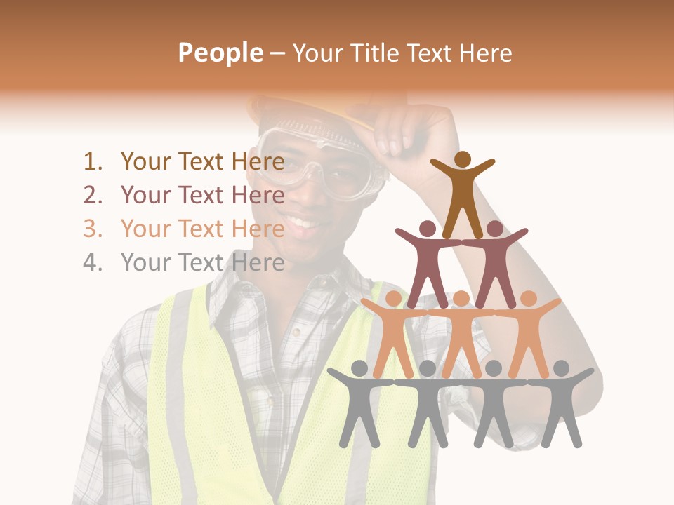 Blue Collar Occupation Goggles PowerPoint Template