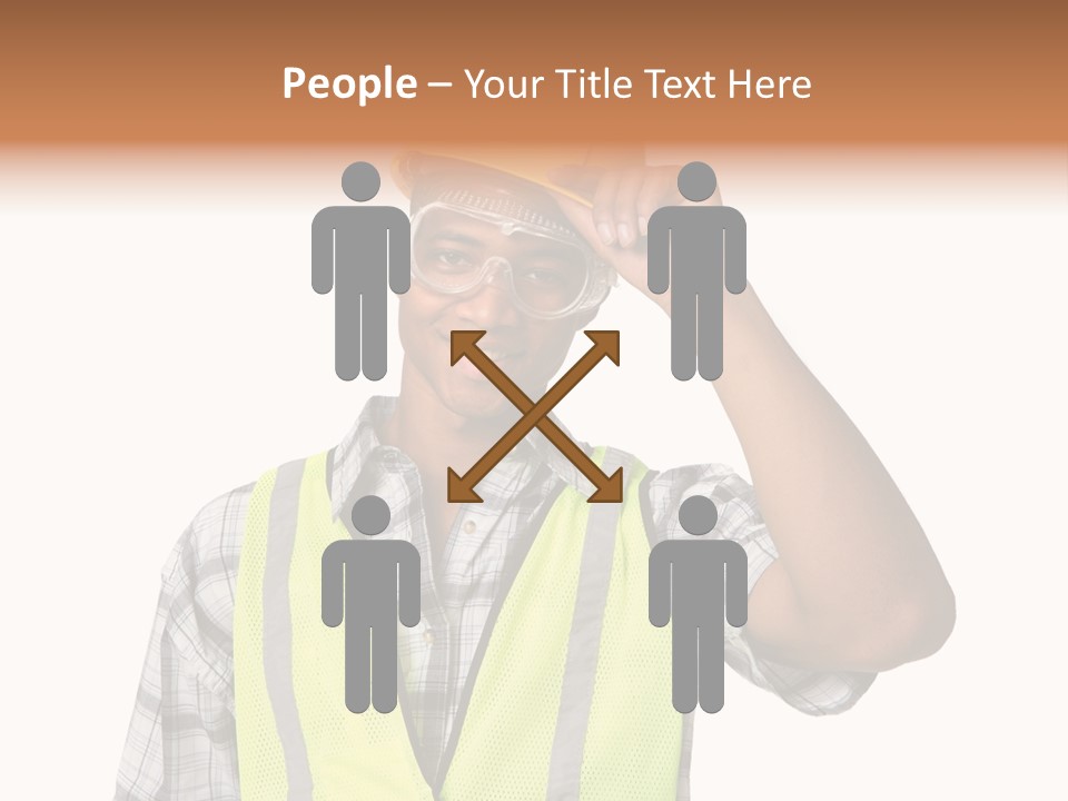 Blue Collar Occupation Goggles PowerPoint Template