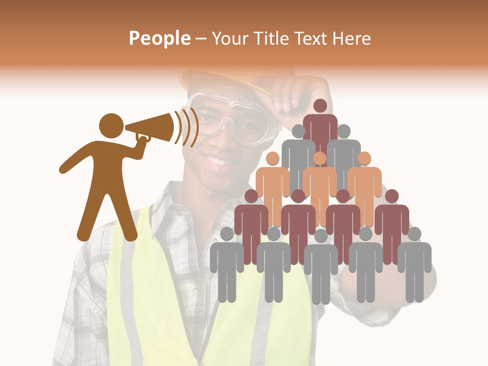 Blue Collar Occupation Goggles PowerPoint Template