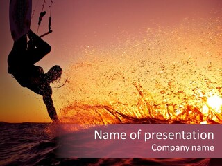 Freestyle Ocean Trick PowerPoint Template
