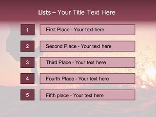 Freestyle Ocean Trick PowerPoint Template